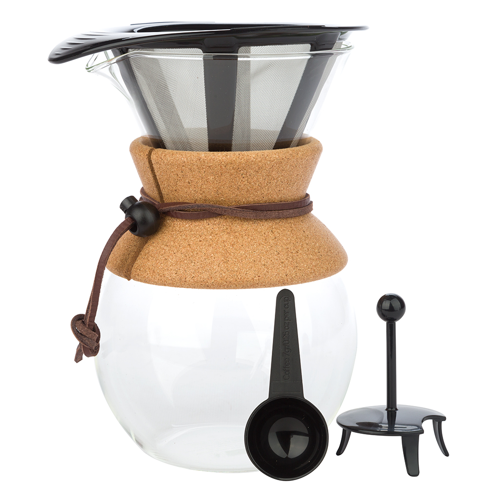 Bodum Drip Coffee Maker with Filter Cork Grip Coffee and Tea Lovers