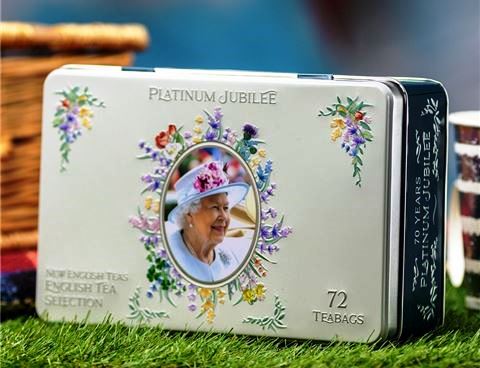 Platinum Jubilee Tin - Her Majesty - Coffee and Tea Lovers