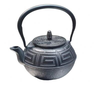 image of Cast Iron Teapot - Miyoki Black