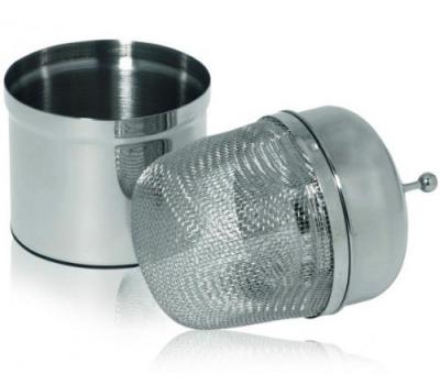 image of Floating infuser with Drip Dish - Metal