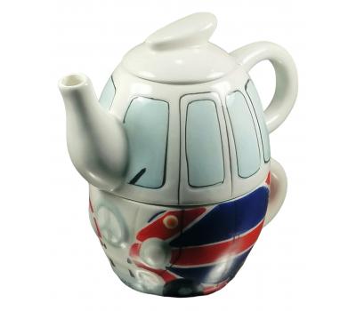 image of Dakota UK Flag Teapot for one 