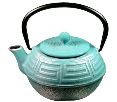 image of Cast Iron Teapot - Miyoki Emerald