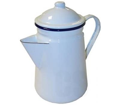image of Enamel Coffee Pot White