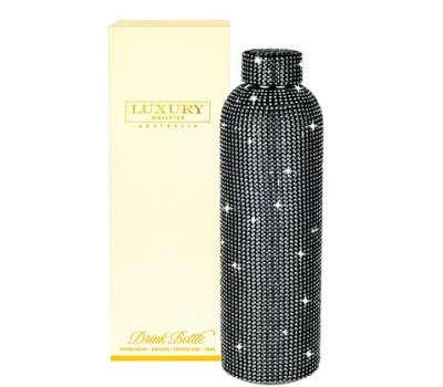 image of Ogilvies - Luxury Australia Drink Bottle - Diamonte Black